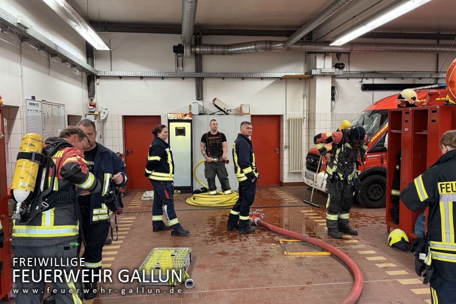 Ausbildung mit der Feuerwehr Mittenwalde